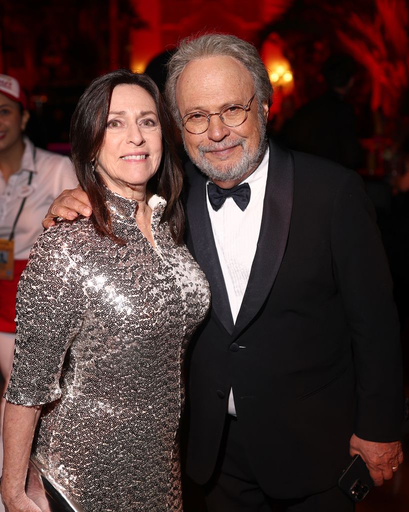 Janice Crystal and Billy Crystal attend the 2025 Vanity Fair Oscar Party 