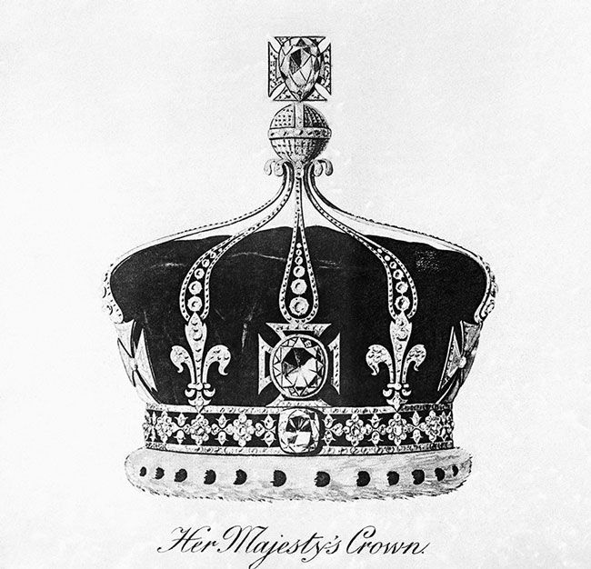 Queen Marys coronation crown
