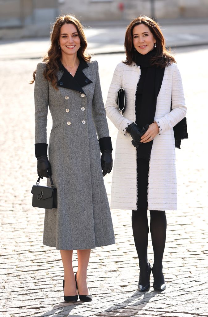Catherine, Duchess of Cambridge and Mary, Crown Princess of Denmark attend Christian IX's Palace 