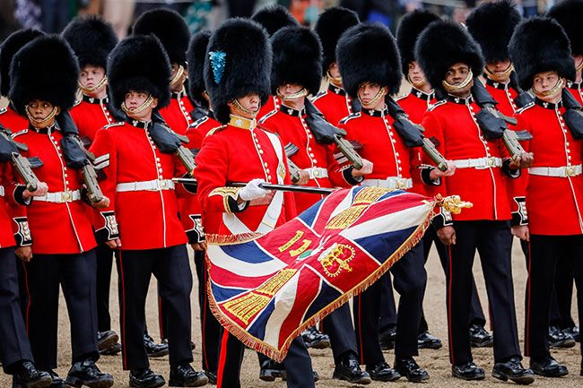 trooping the colour