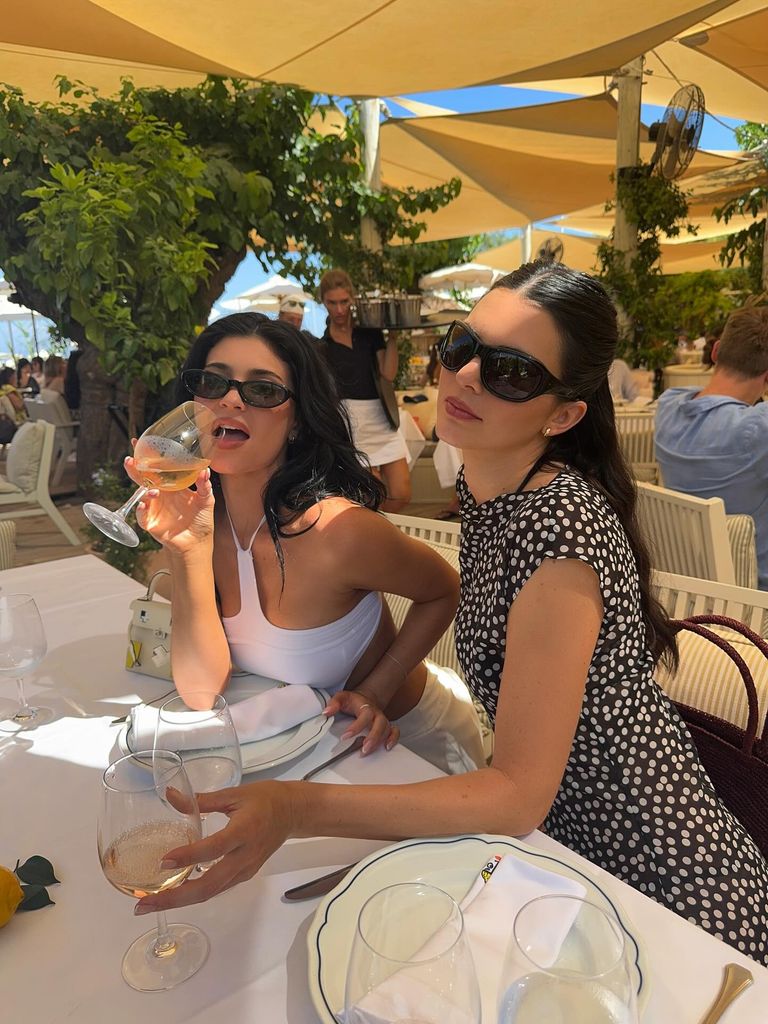 Kylie and Kendall Jenner in Saint-Tropez