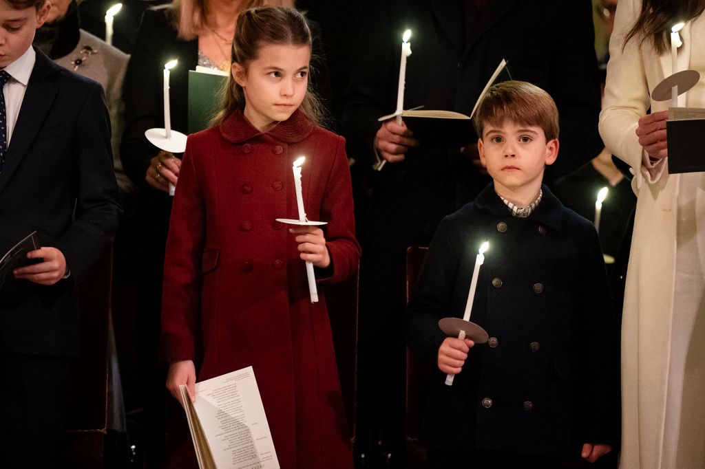 Prince Louis grabs Kate Middleton's attention in adorable carol service ...