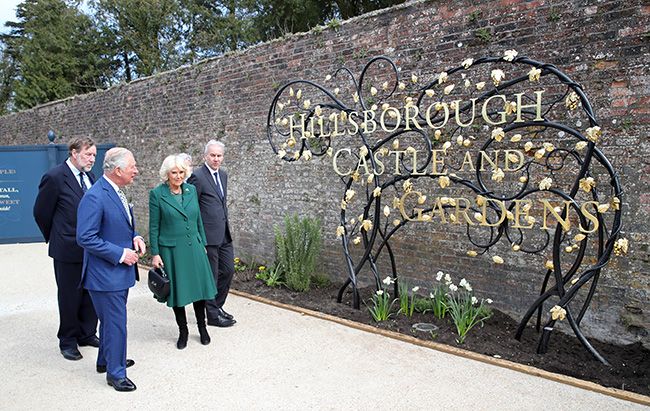 prince charles and camilla at hilssborough castle