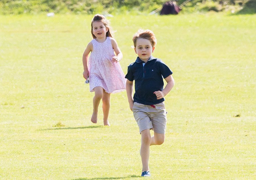 prince george charlotte running polo