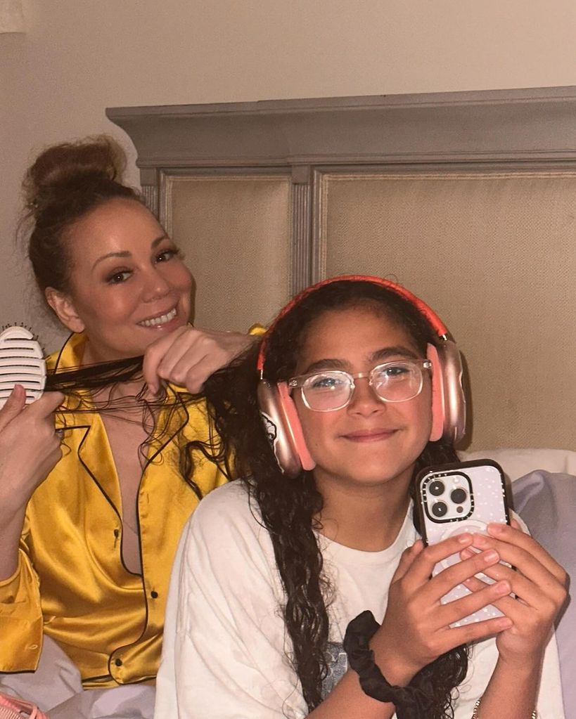 Mariah Carey with her daughter Monroe