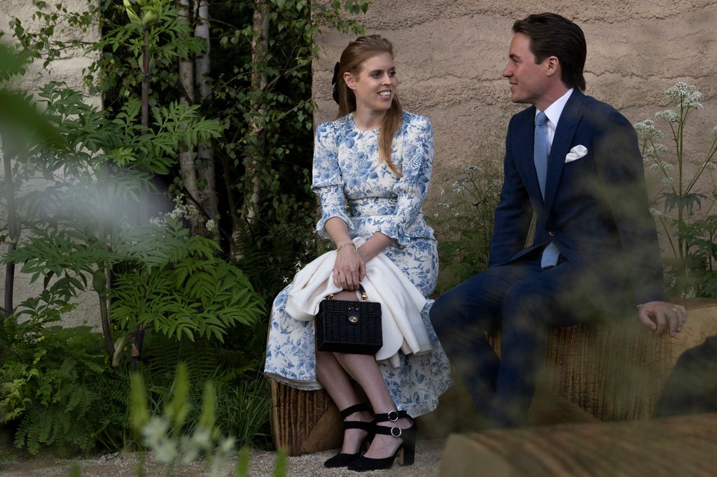 Princess Beatrice and her husband Edoardo Mapelli Mozzi attend the Chelsea Flower Show in 2022