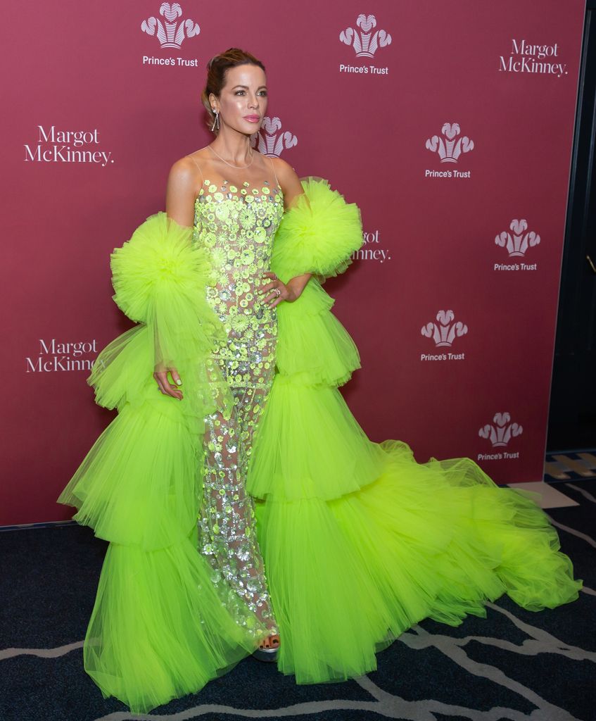 Kate Beckinsale steals the show in see-through neon dress that will ...