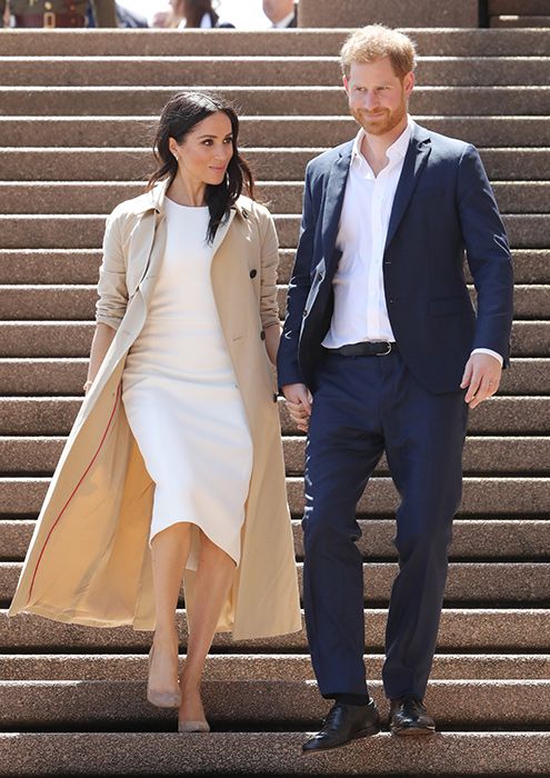 Inspired By Meghan Markle in Camel and Brown - Sydne Style