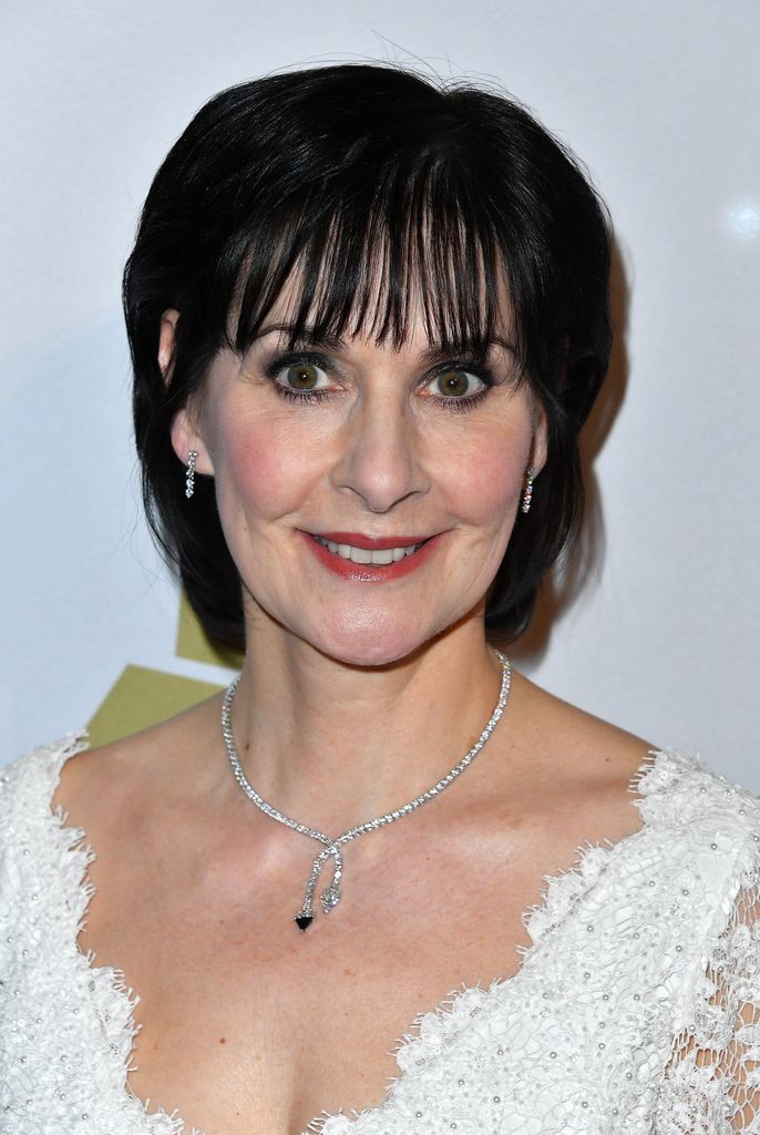 Singer Enya attending Pre-GRAMMY Gala and Salute to Industry Icons Honoring Debra Lee at The Beverly Hilton on February 11, 2017