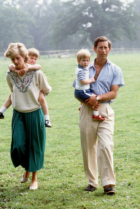 prince charles with baby prince harry