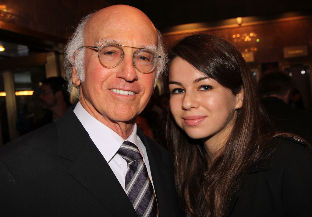 Larry David and his daughter Romy