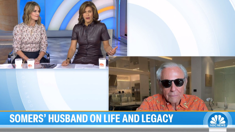 Suzanne Somers' husband Alan Hamel speaks with Hoda Kotb and Savannah Guthrie on the Today Show