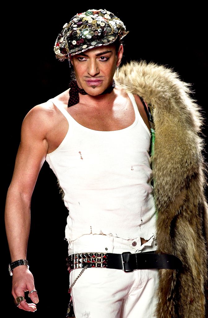 john galliano with fur