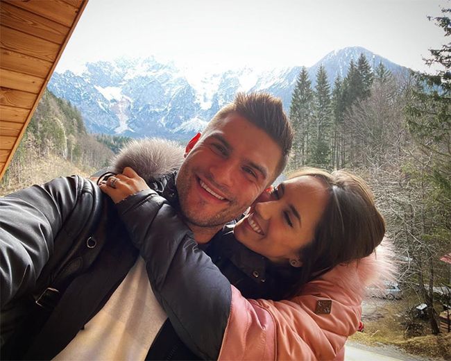 Strictly's Manrara stuns in plunging dress featuring daring