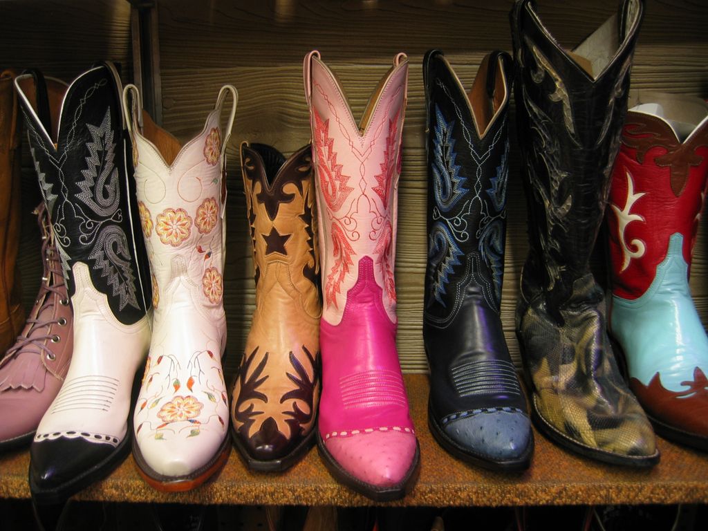 Searches for vintage cowboy boots have risen in popularity on Vinted