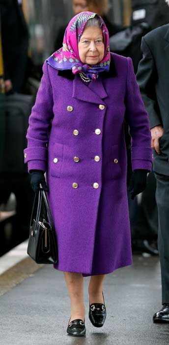 the queen in purple
