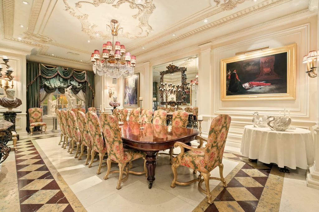 The dining room is fit for a king