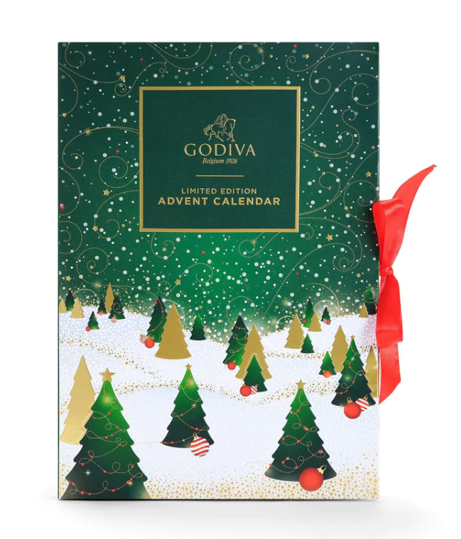 godiva chocolate advent calendar 