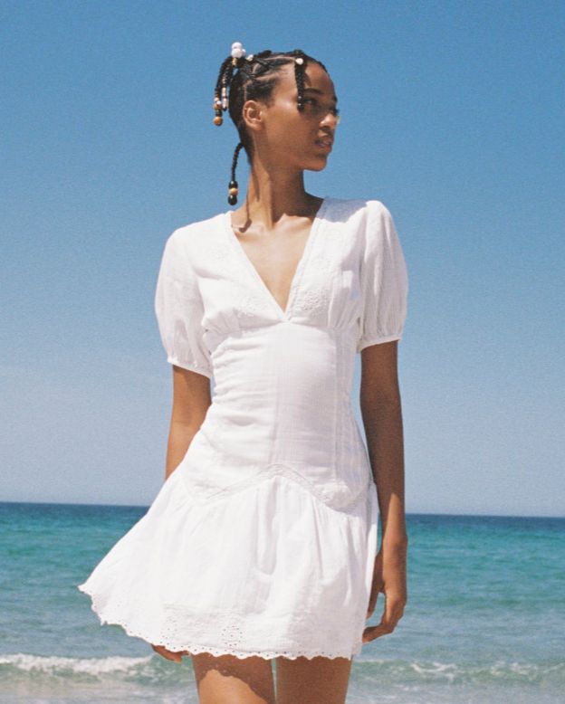 Zara white summer dress