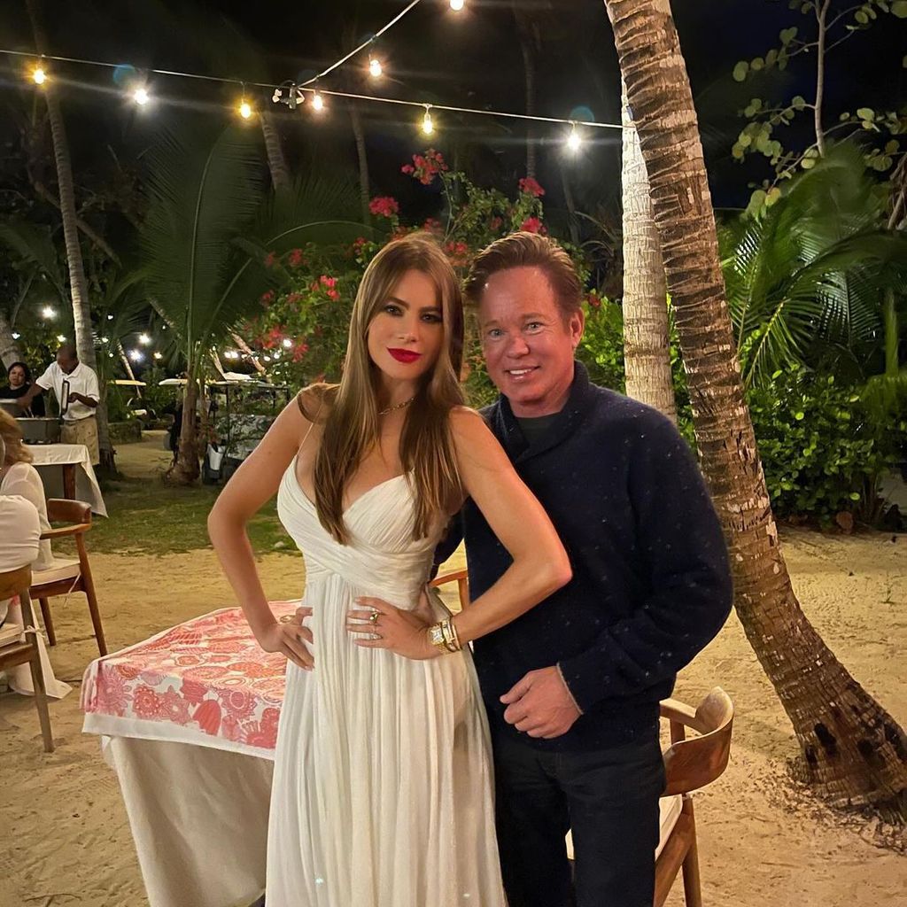 Sofia Vergara shares a photograph from a celebration with her late best friend Barry Peele