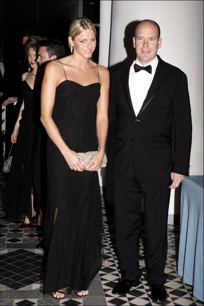 Princess Charlene made her first official appearance alongside Prince Albert of Monaco after the F1 Grand Prix in May 2006