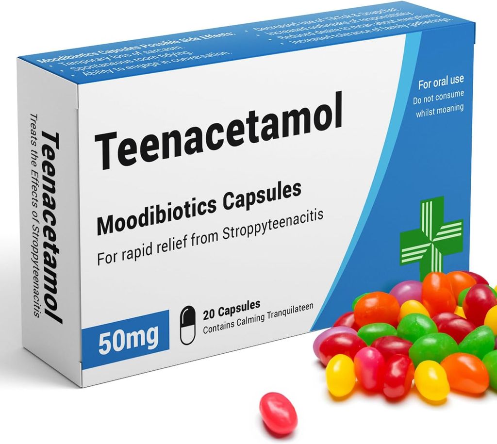 Teenacetamol - joke gift for teens
