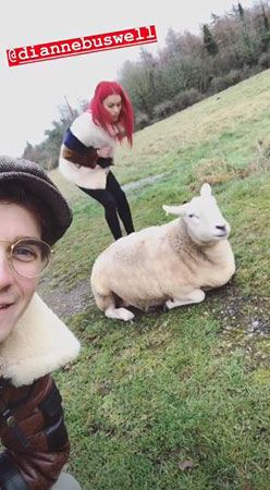 dianne and sheep
