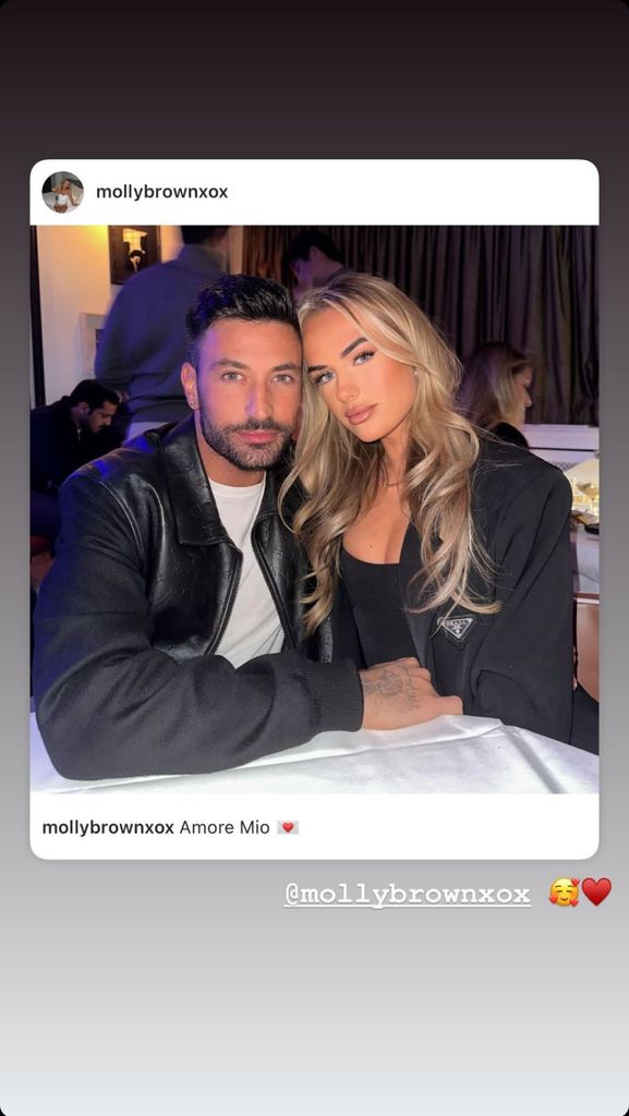 A photo of Giovanni Pernice and his girlfriend 