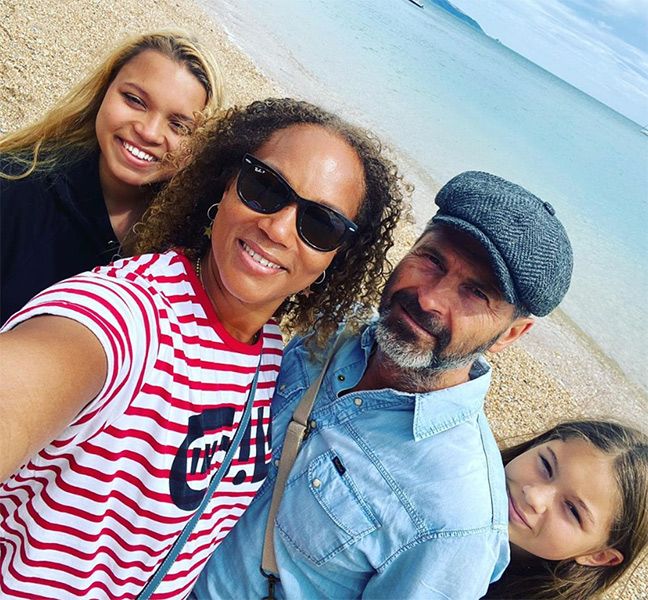 angela griffin family
