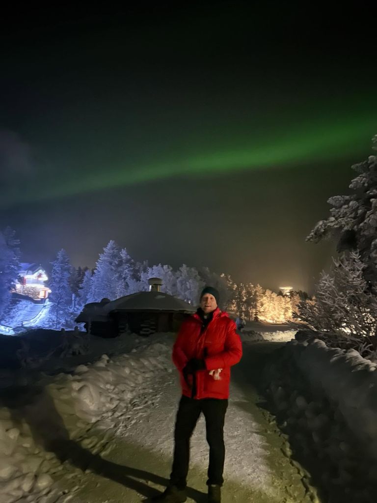 A photo of Dan Innes in Lapland