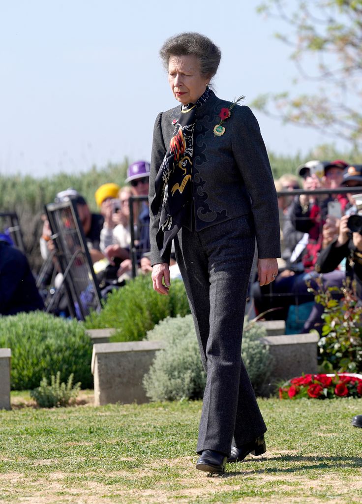 The Princess Royal attends the Australia National Service at Lone Pine Cemetery on the Gallipoli Peninsula