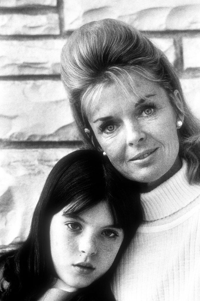 Jeanne Martin and her daughter Gina Martin pose for a portrait in 1966
