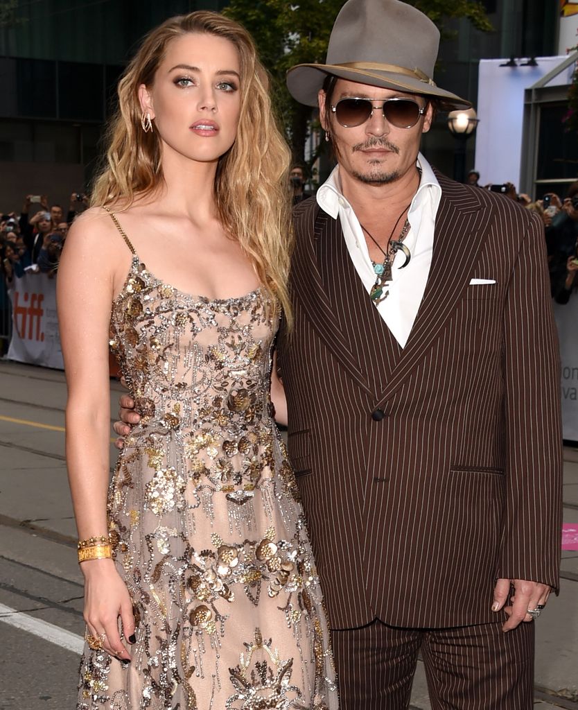 Amber Heard and Johnny Depp in 2015 