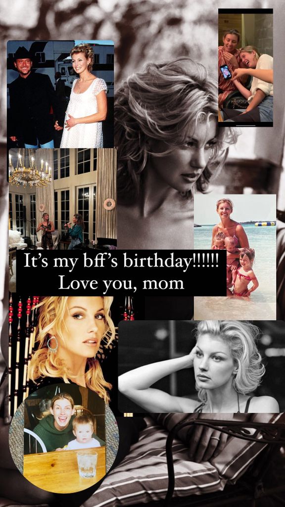 Maggie McGraw shares a special birthday tribute to mom Faith Hill
