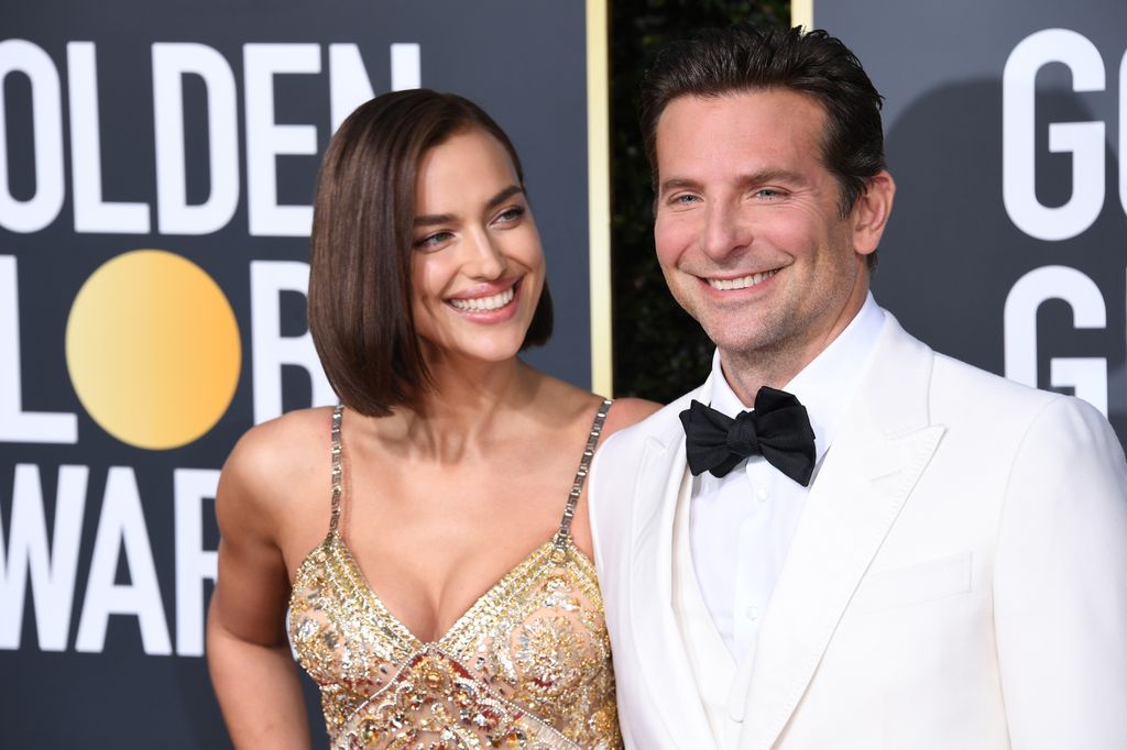 Irina Shayk and Bradley Cooper attend the 76th Annual Golden Globe Awards at The Beverly Hilton Hotel on January 6, 2019 in Beverly Hills, California.