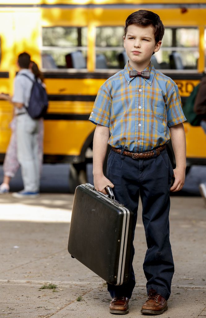 Iain Armitage as Sheldon Cooper in Young Sheldon