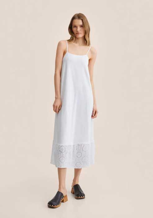 mango white dress 1