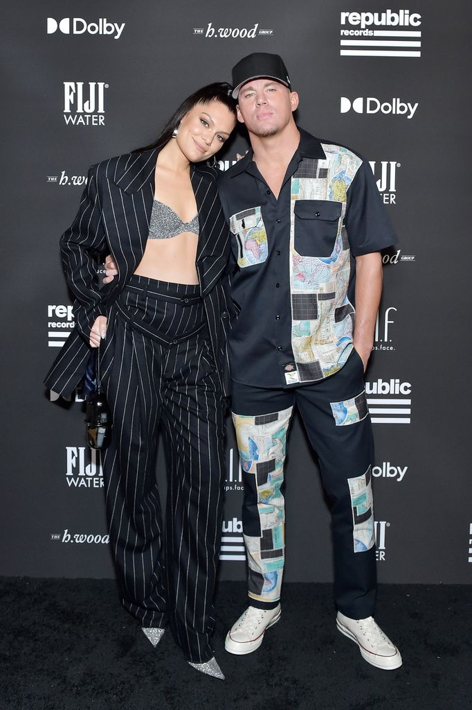 Jessie J and Channing Tatum attend FIJI Water At Republic Records 2020 Grammy After Party on January 26, 2020 in West Hollywood, California