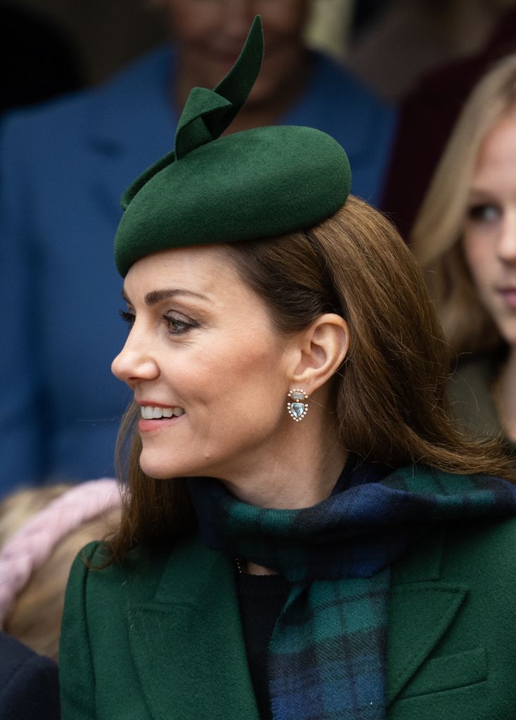 Her Christmas Day earrings in 2024 may have been a royal gift