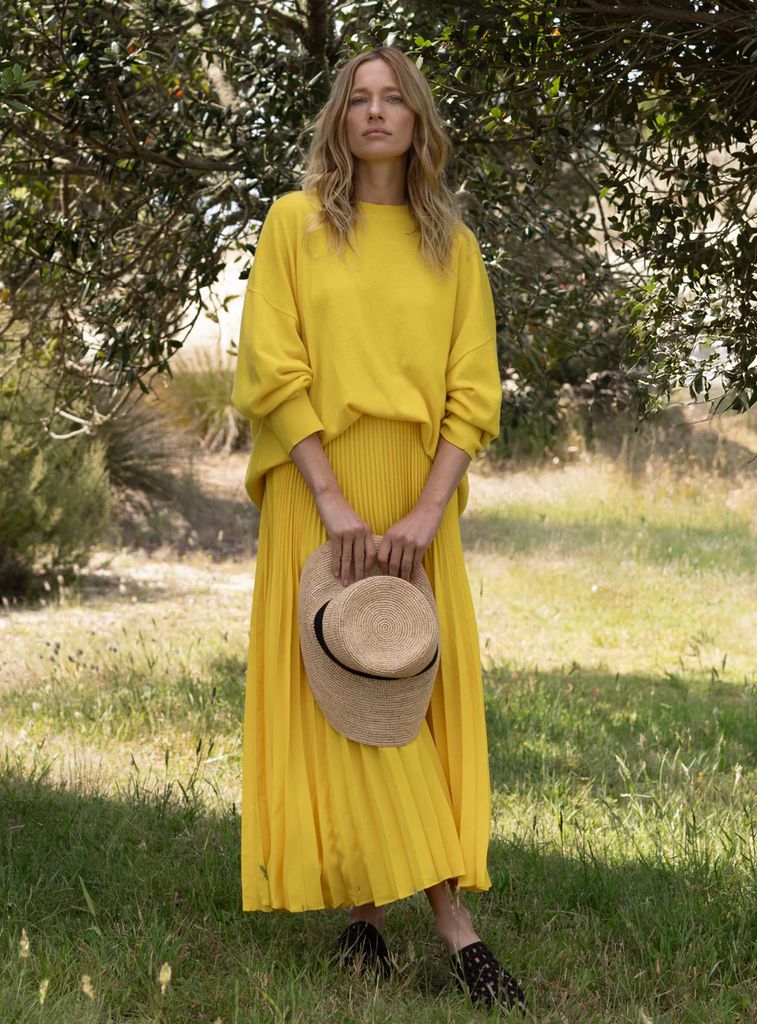 Jenni Kayne yellow skirt