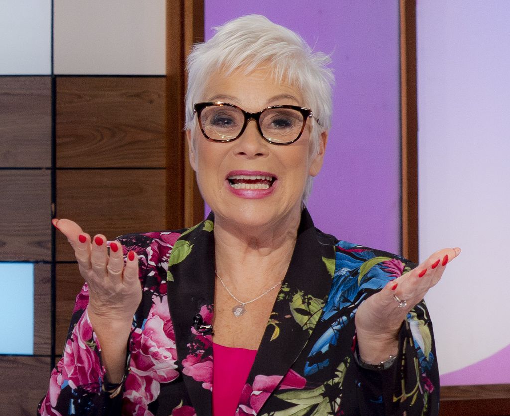 Denise Welch smiling on Loose Women