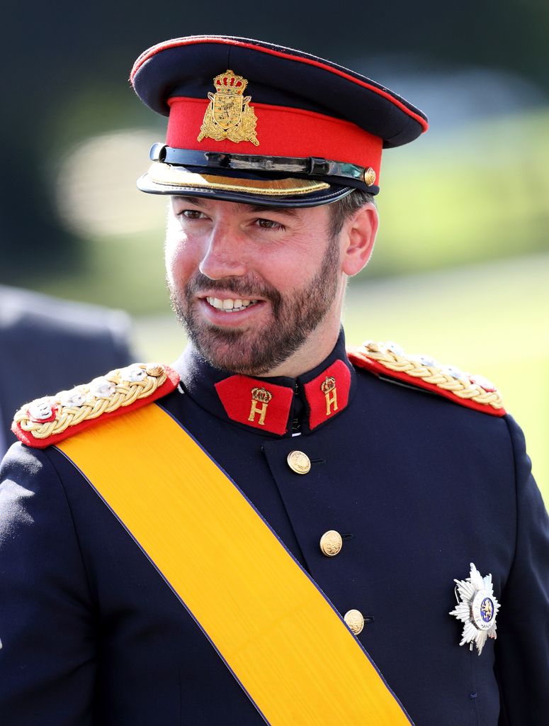 Hereditary Grand Duke Guillaume in military uniform