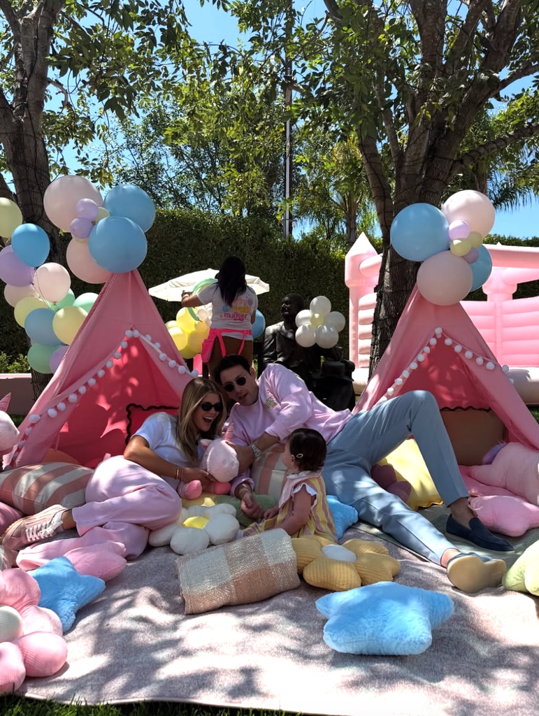 Sofia celebrates Eloise's first birthday