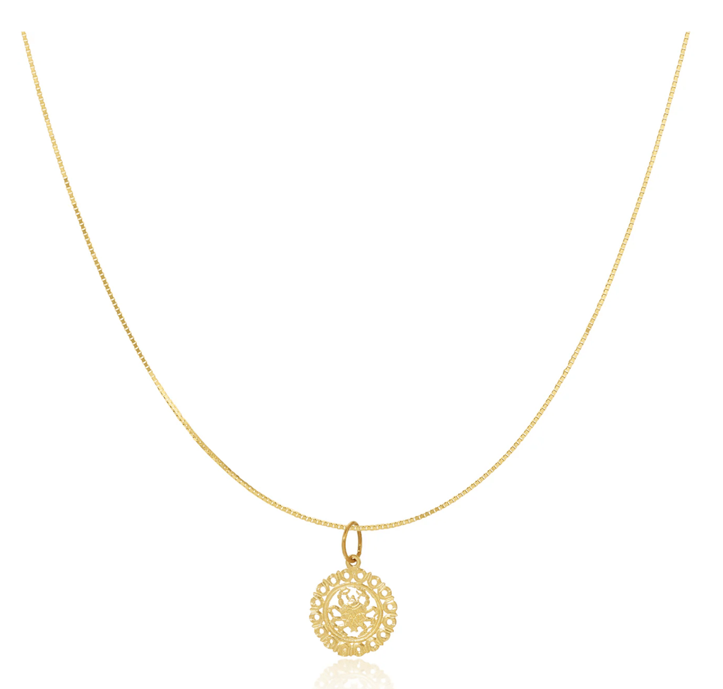 ZODIAC NECKLACE - CANCER in gold