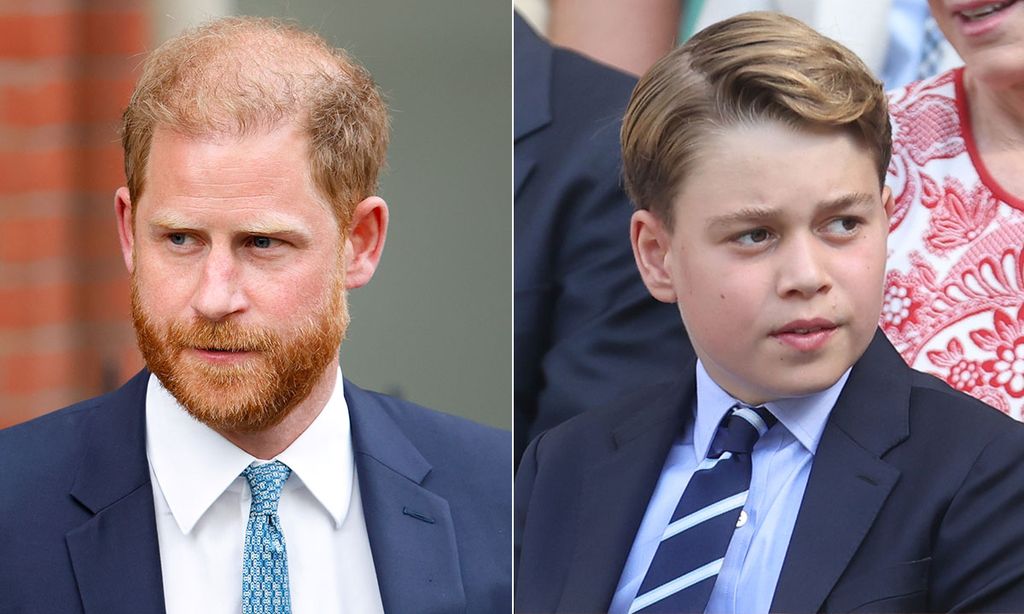 Prince Harry and Prince George