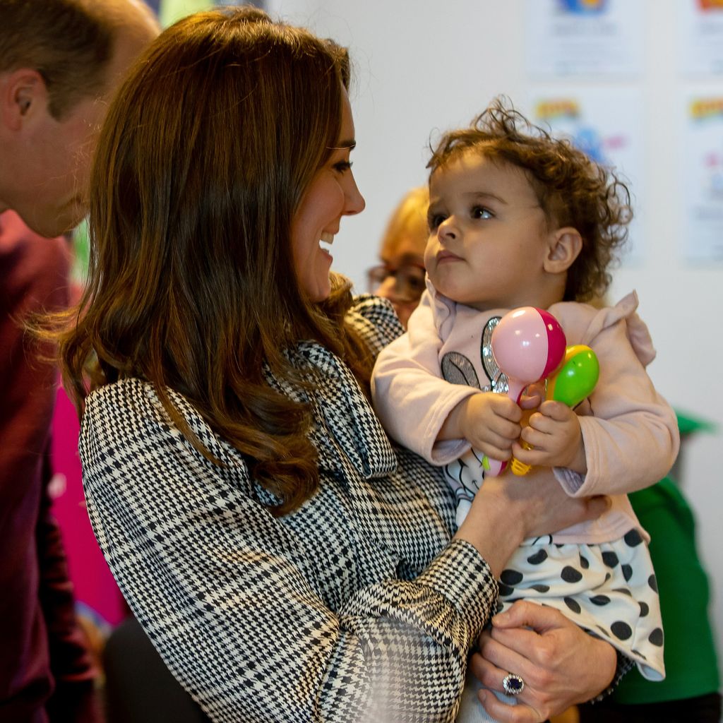 Kate dancing with baby in Bradford