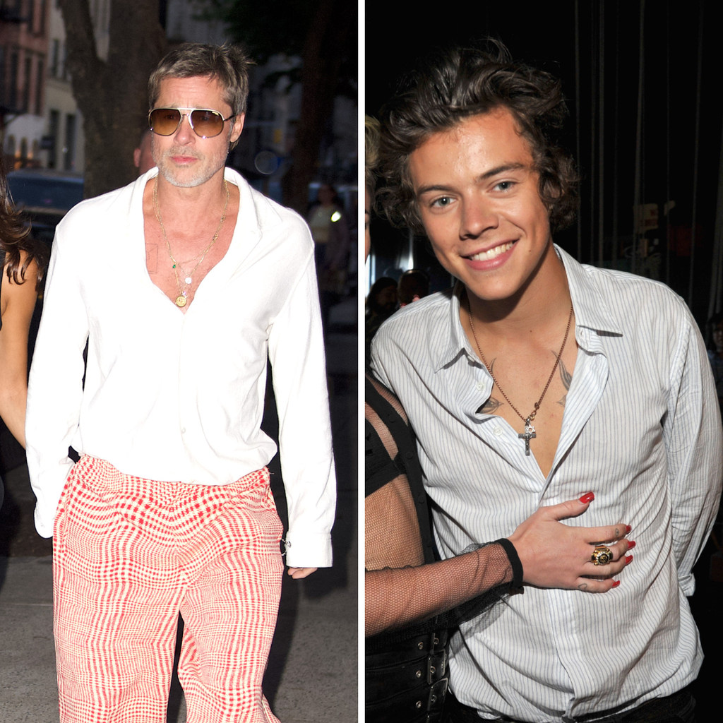 Brad Pitt e Harry Styles