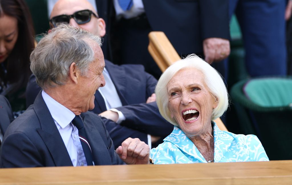 Mary Berry in the royal box