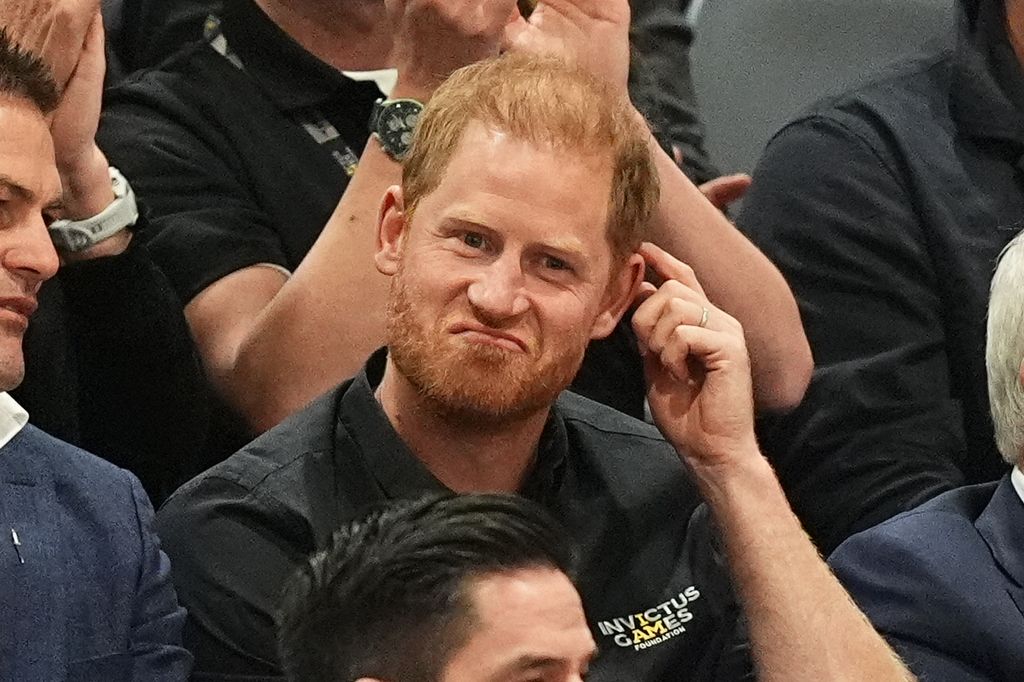 The Duke of Sussex attending the wheelchair basketball bronze medal final at the Vancouver Convention Centre during the 2025 Invictus Games in Vancouver, Canada