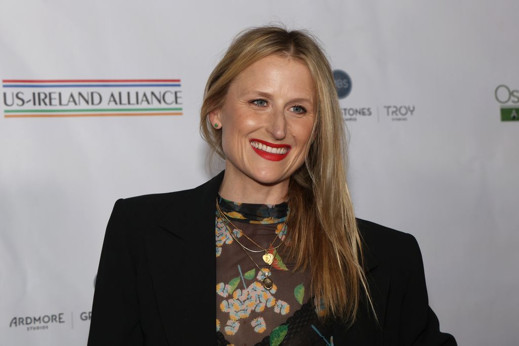 Mamie Gummer attends the US-Ireland Alliance's 17th Annual Oscar Wilde Awards at Bad Robot on March 09, 2023 in Santa Monica, California